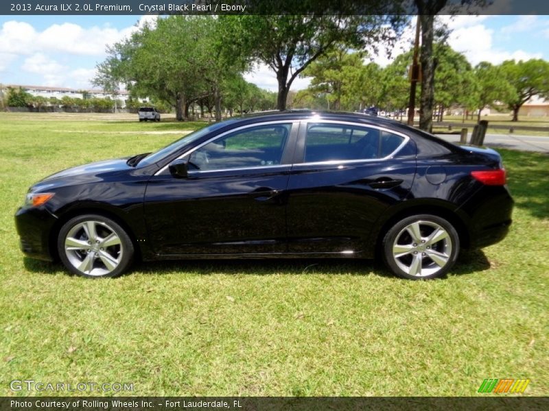 Crystal Black Pearl / Ebony 2013 Acura ILX 2.0L Premium