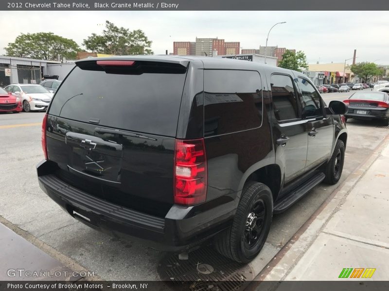 Black Granite Metallic / Ebony 2012 Chevrolet Tahoe Police