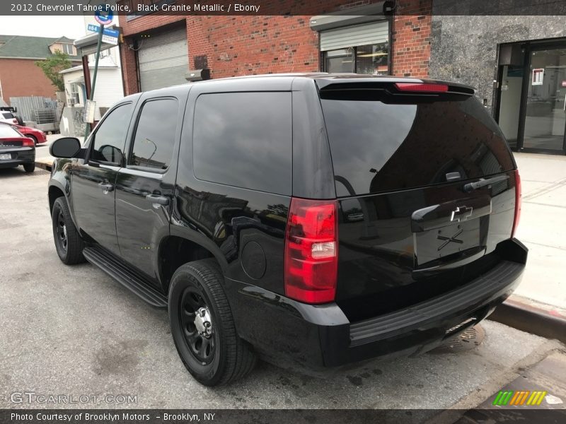 Black Granite Metallic / Ebony 2012 Chevrolet Tahoe Police