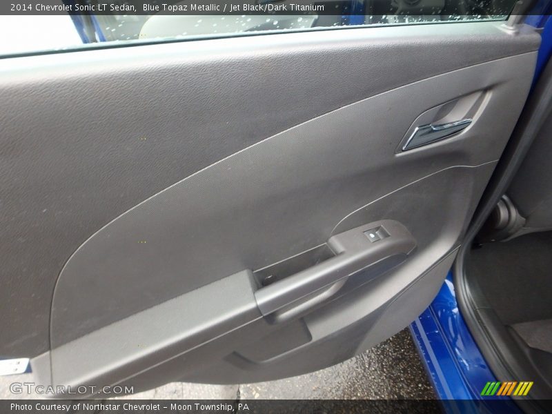 Blue Topaz Metallic / Jet Black/Dark Titanium 2014 Chevrolet Sonic LT Sedan