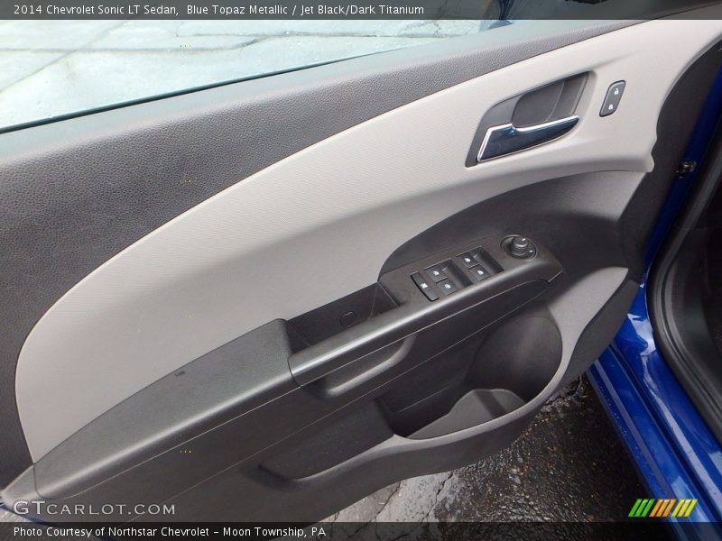 Blue Topaz Metallic / Jet Black/Dark Titanium 2014 Chevrolet Sonic LT Sedan