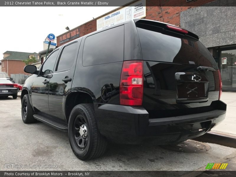 Black Granite Metallic / Ebony 2012 Chevrolet Tahoe Police