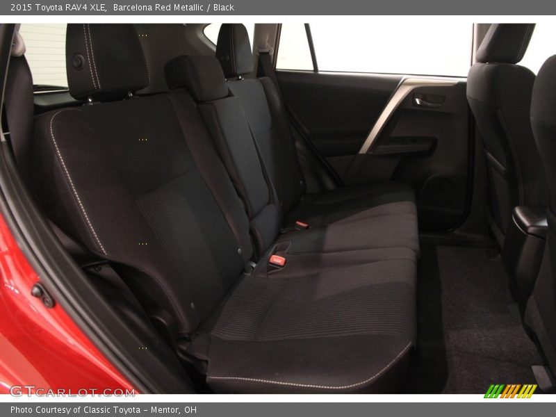 Barcelona Red Metallic / Black 2015 Toyota RAV4 XLE