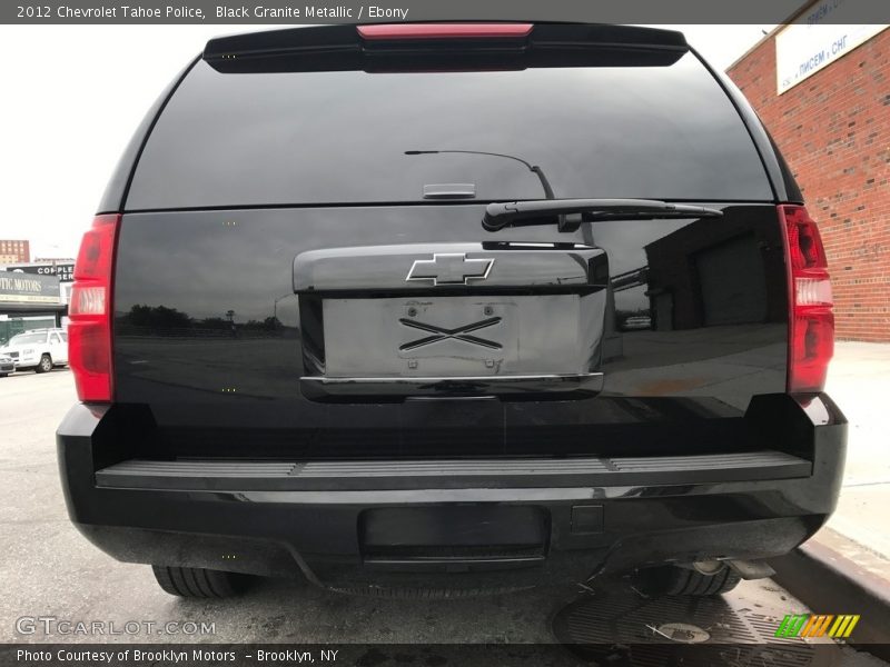 Black Granite Metallic / Ebony 2012 Chevrolet Tahoe Police