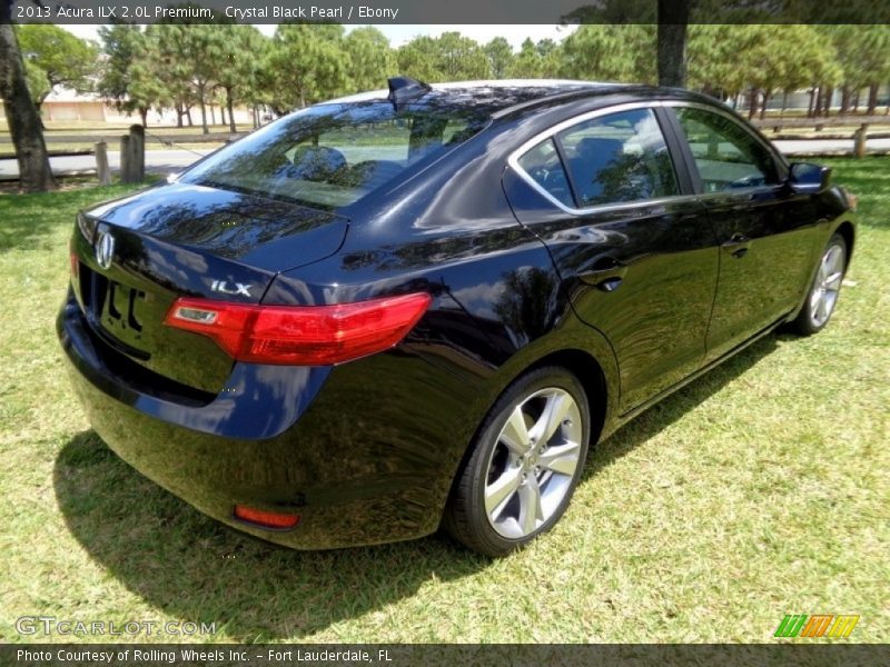 Crystal Black Pearl / Ebony 2013 Acura ILX 2.0L Premium