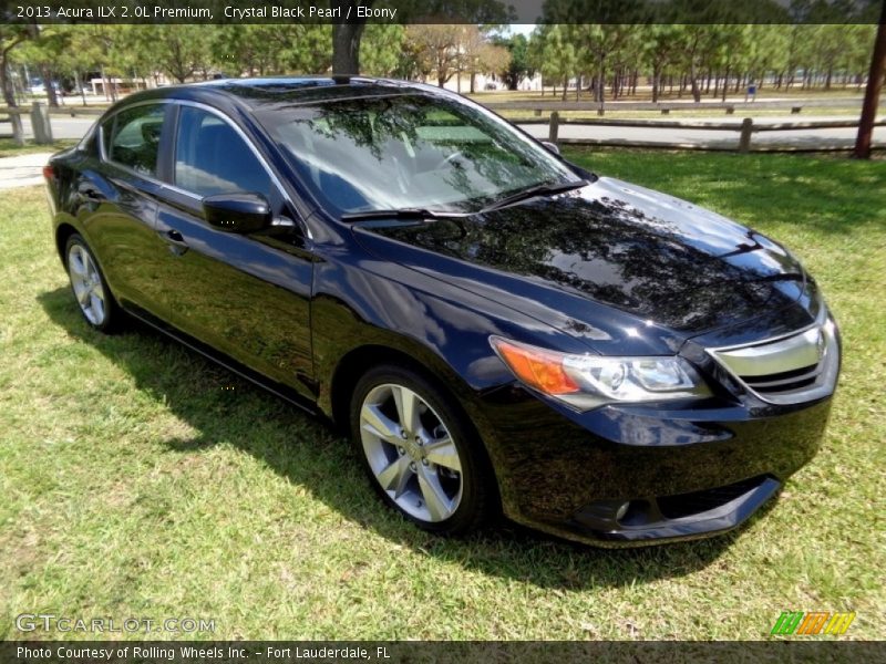 Crystal Black Pearl / Ebony 2013 Acura ILX 2.0L Premium