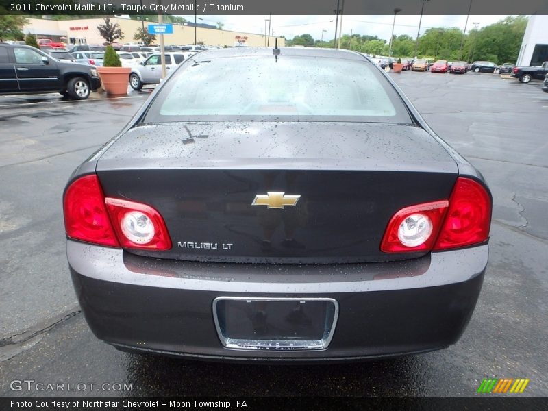 Taupe Gray Metallic / Titanium 2011 Chevrolet Malibu LT