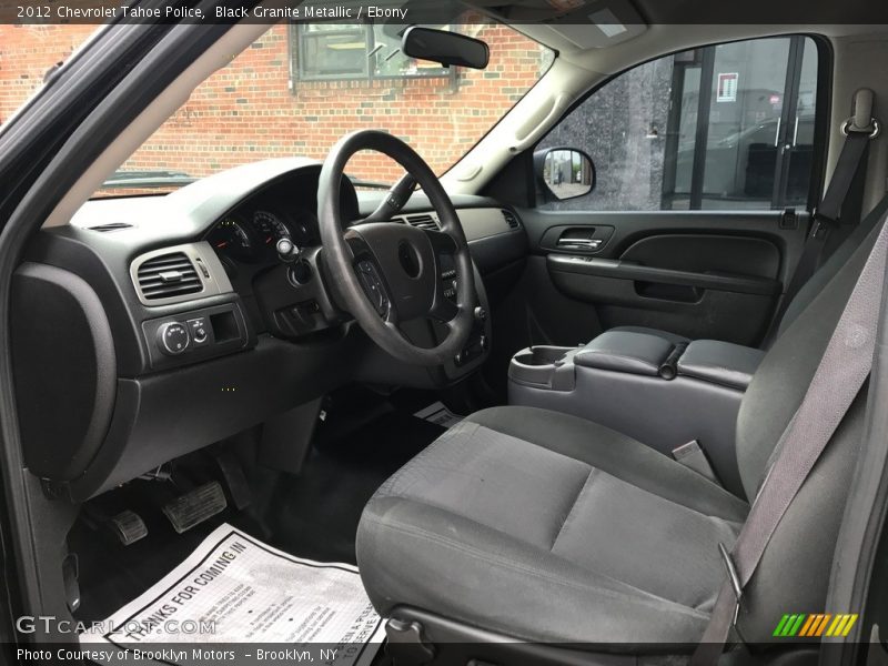 Black Granite Metallic / Ebony 2012 Chevrolet Tahoe Police