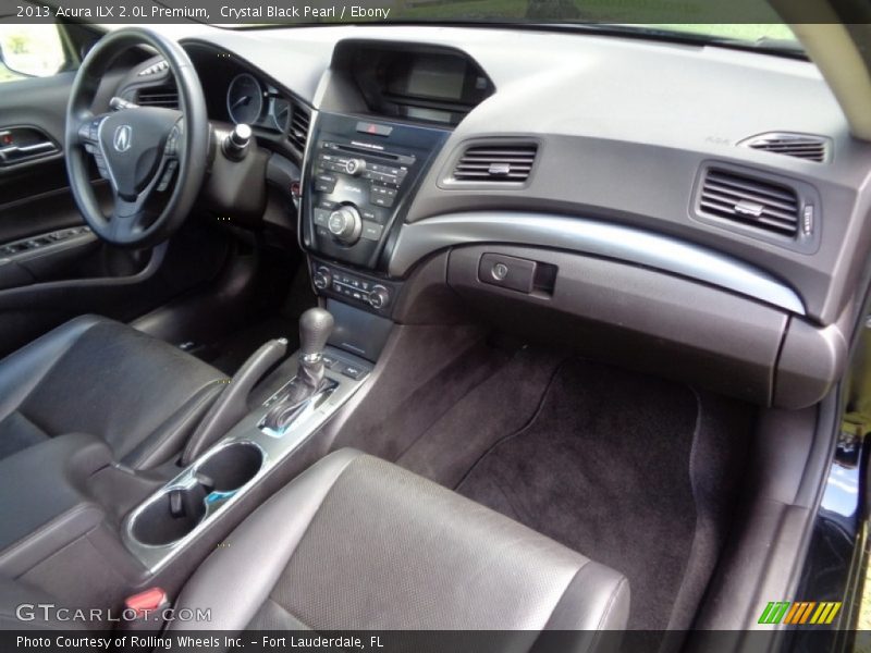Crystal Black Pearl / Ebony 2013 Acura ILX 2.0L Premium