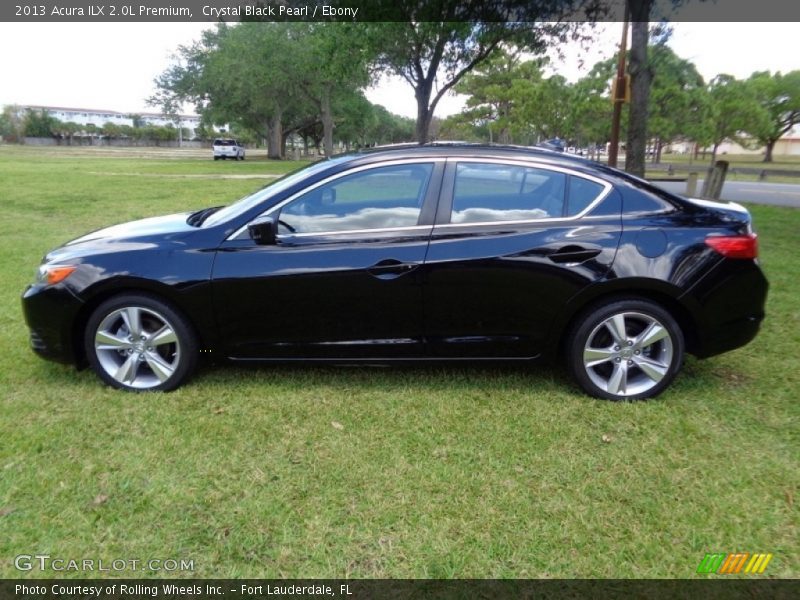 Crystal Black Pearl / Ebony 2013 Acura ILX 2.0L Premium