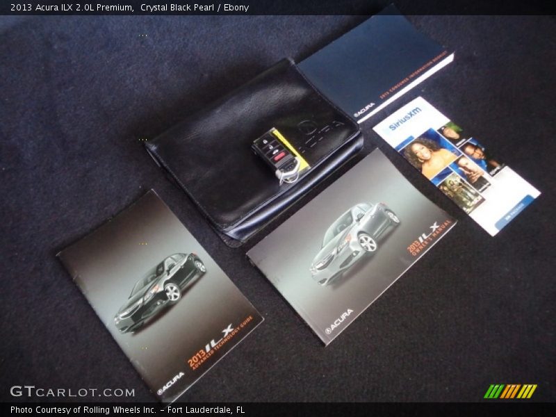 Crystal Black Pearl / Ebony 2013 Acura ILX 2.0L Premium