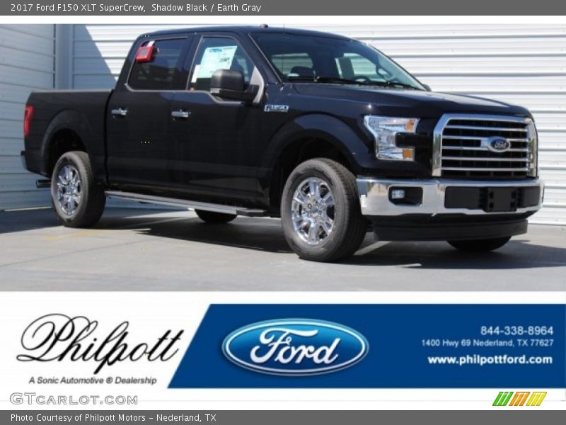 Shadow Black / Earth Gray 2017 Ford F150 XLT SuperCrew