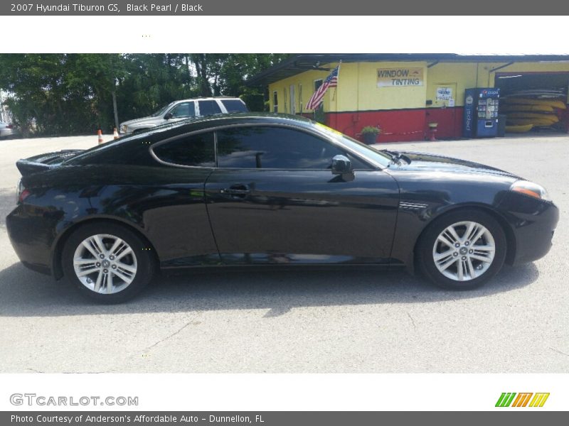 Black Pearl / Black 2007 Hyundai Tiburon GS