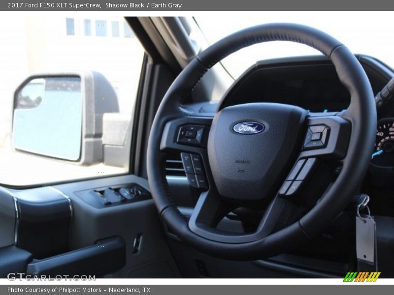 Shadow Black / Earth Gray 2017 Ford F150 XLT SuperCrew
