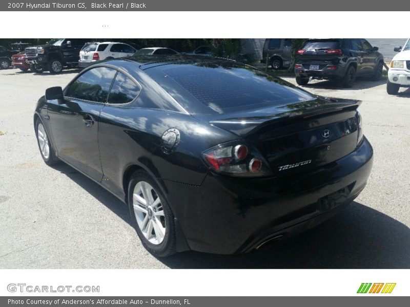 Black Pearl / Black 2007 Hyundai Tiburon GS