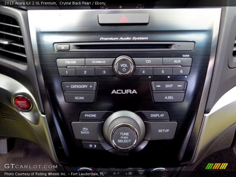 Crystal Black Pearl / Ebony 2013 Acura ILX 2.0L Premium