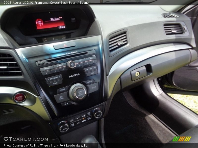 Crystal Black Pearl / Ebony 2013 Acura ILX 2.0L Premium