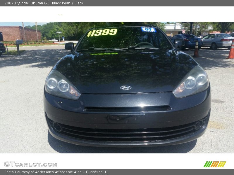 Black Pearl / Black 2007 Hyundai Tiburon GS