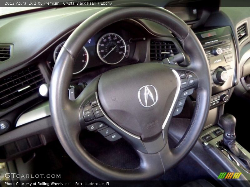 Crystal Black Pearl / Ebony 2013 Acura ILX 2.0L Premium