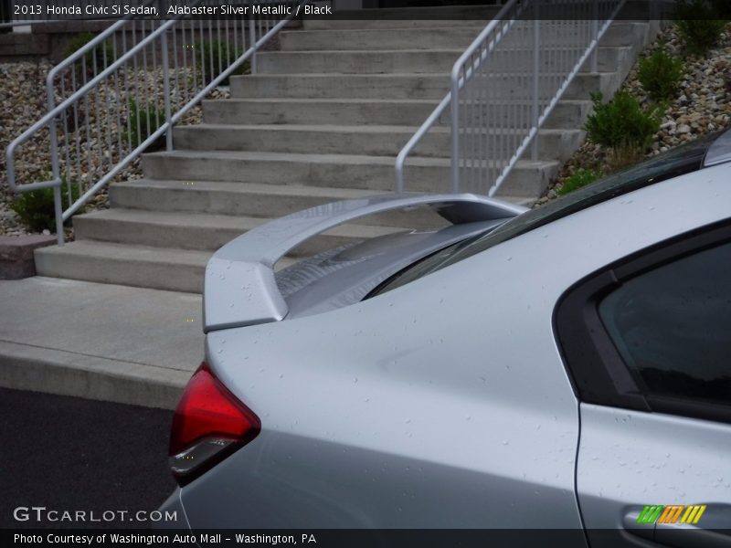 Alabaster Silver Metallic / Black 2013 Honda Civic Si Sedan