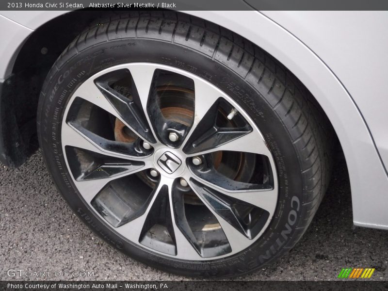 Alabaster Silver Metallic / Black 2013 Honda Civic Si Sedan