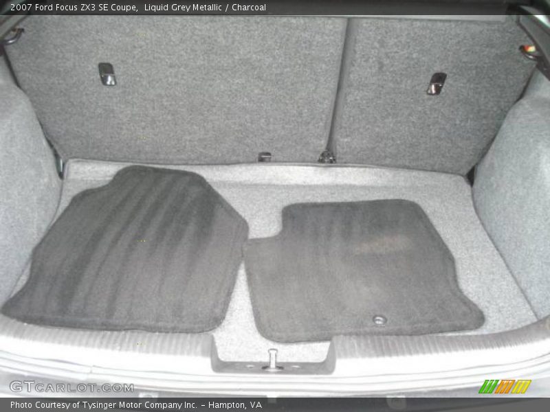 Liquid Grey Metallic / Charcoal 2007 Ford Focus ZX3 SE Coupe
