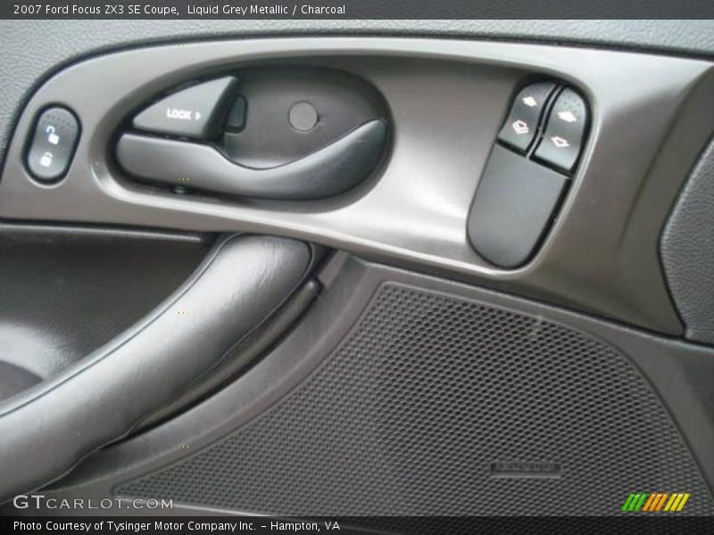 Liquid Grey Metallic / Charcoal 2007 Ford Focus ZX3 SE Coupe