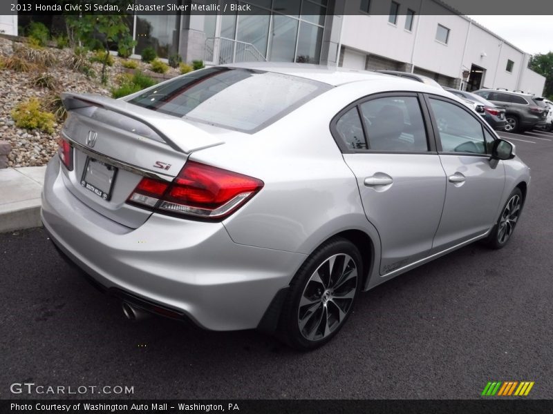 Alabaster Silver Metallic / Black 2013 Honda Civic Si Sedan