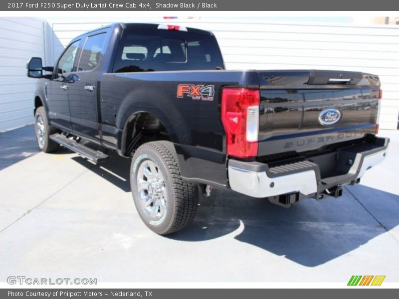 Shadow Black / Black 2017 Ford F250 Super Duty Lariat Crew Cab 4x4