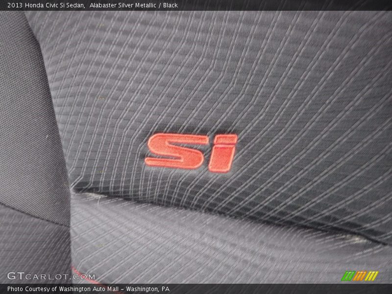 Alabaster Silver Metallic / Black 2013 Honda Civic Si Sedan