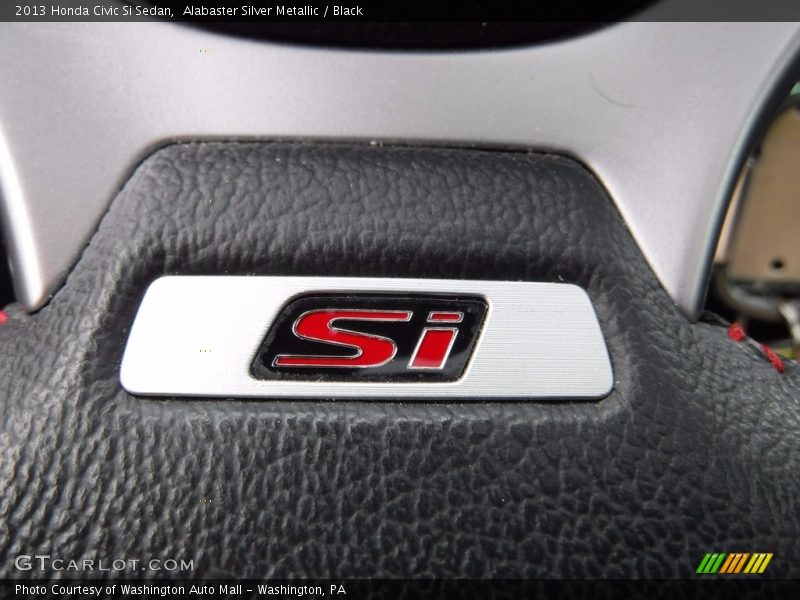 Alabaster Silver Metallic / Black 2013 Honda Civic Si Sedan