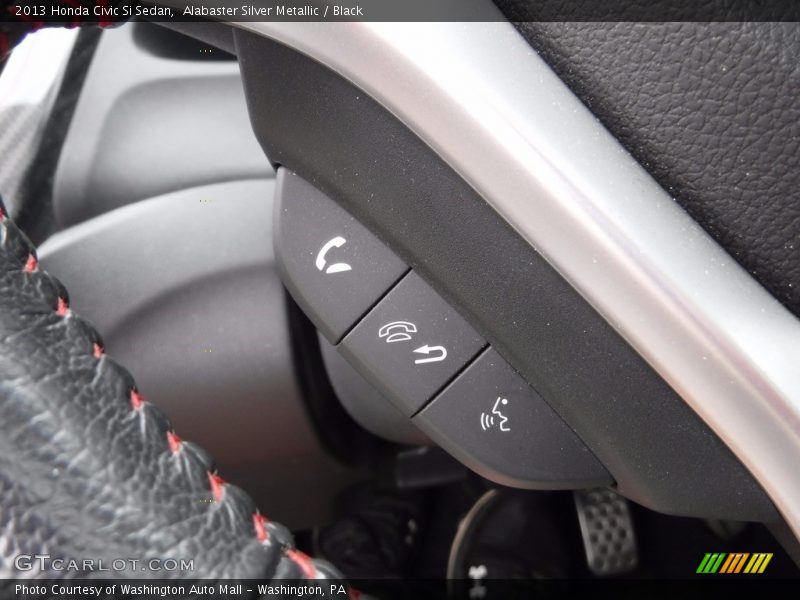 Alabaster Silver Metallic / Black 2013 Honda Civic Si Sedan