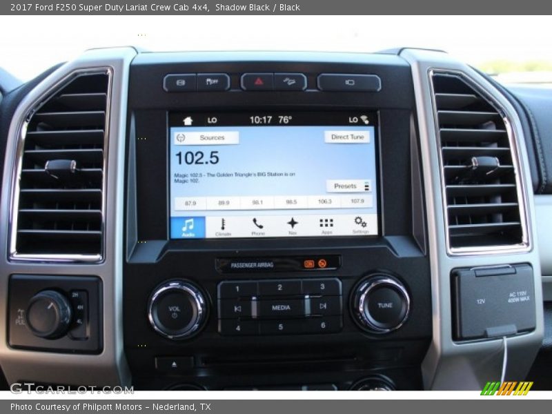 Shadow Black / Black 2017 Ford F250 Super Duty Lariat Crew Cab 4x4