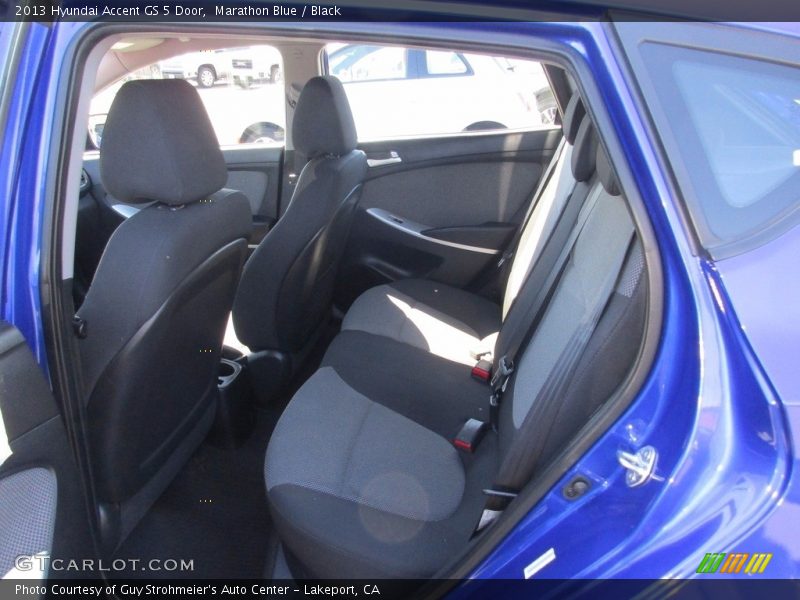 Marathon Blue / Black 2013 Hyundai Accent GS 5 Door