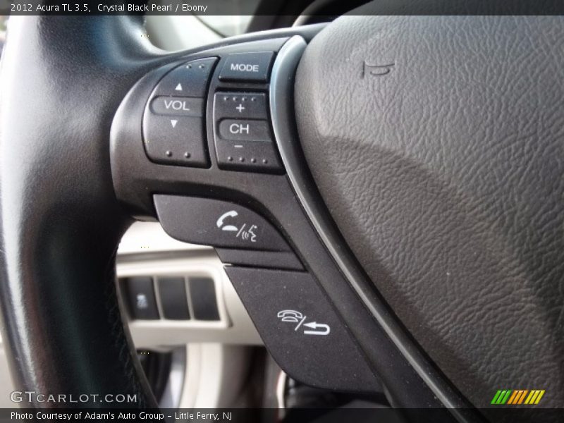 Crystal Black Pearl / Ebony 2012 Acura TL 3.5