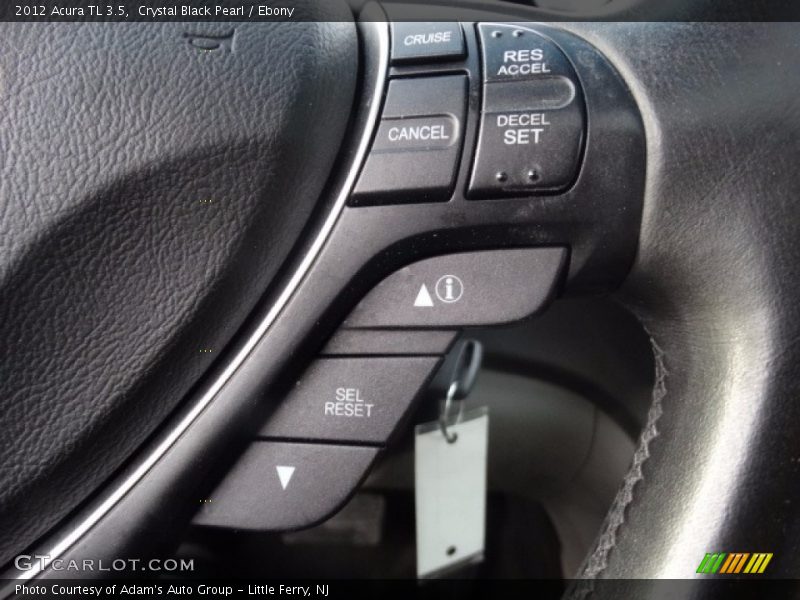 Crystal Black Pearl / Ebony 2012 Acura TL 3.5
