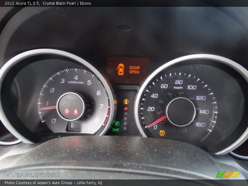 Crystal Black Pearl / Ebony 2012 Acura TL 3.5