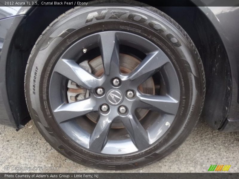 Crystal Black Pearl / Ebony 2012 Acura TL 3.5