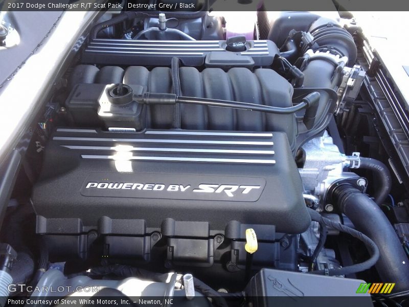 Destroyer Grey / Black 2017 Dodge Challenger R/T Scat Pack