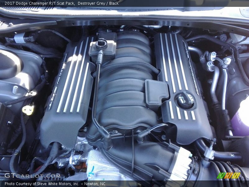 Destroyer Grey / Black 2017 Dodge Challenger R/T Scat Pack