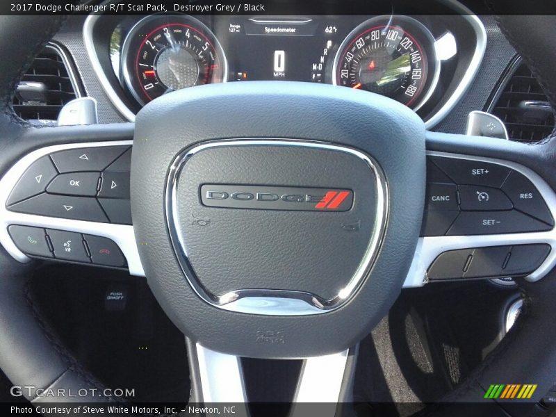 Destroyer Grey / Black 2017 Dodge Challenger R/T Scat Pack