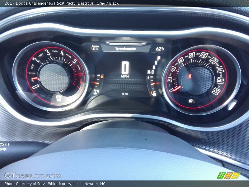 Destroyer Grey / Black 2017 Dodge Challenger R/T Scat Pack