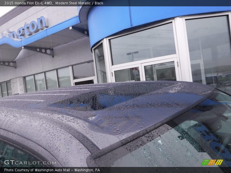 Modern Steel Metallic / Black 2015 Honda Pilot EX-L 4WD