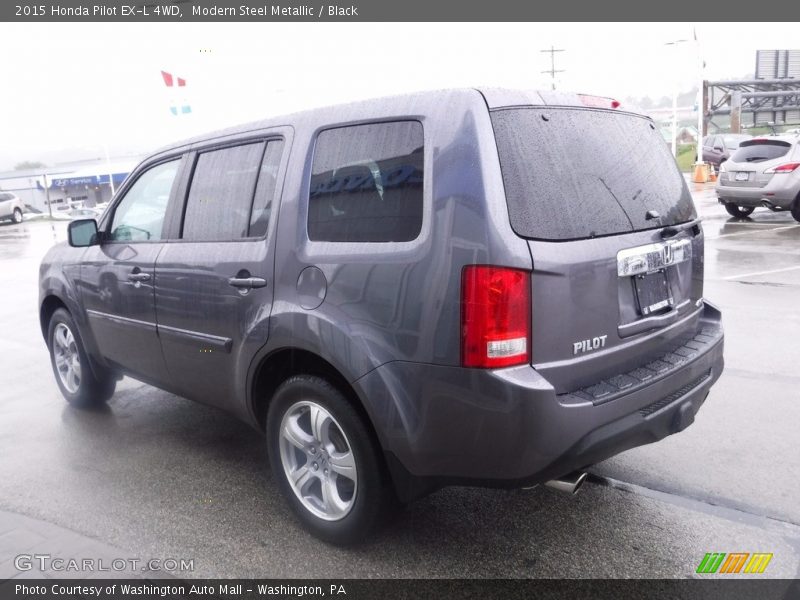 Modern Steel Metallic / Black 2015 Honda Pilot EX-L 4WD
