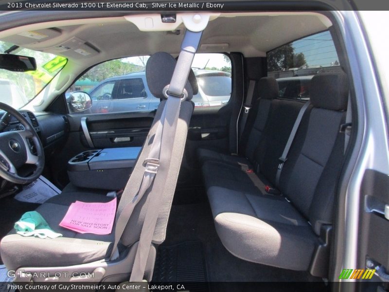 Silver Ice Metallic / Ebony 2013 Chevrolet Silverado 1500 LT Extended Cab