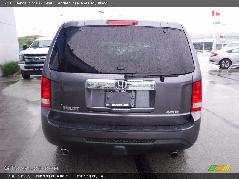 Modern Steel Metallic / Black 2015 Honda Pilot EX-L 4WD