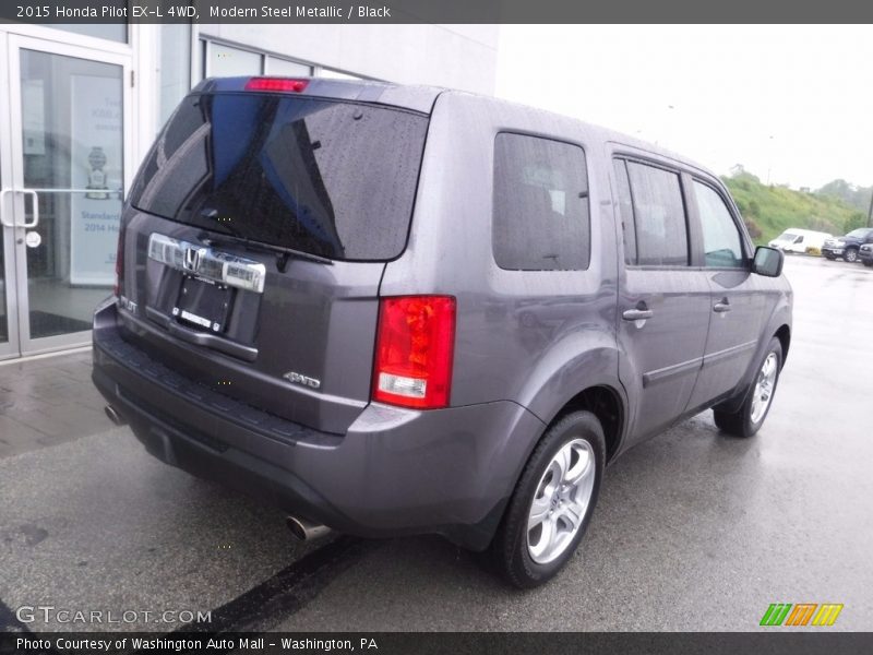 Modern Steel Metallic / Black 2015 Honda Pilot EX-L 4WD