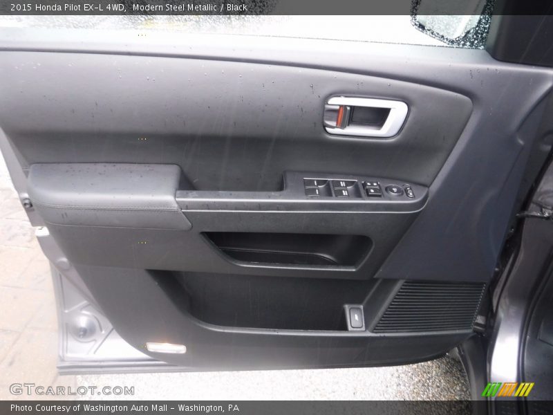 Modern Steel Metallic / Black 2015 Honda Pilot EX-L 4WD