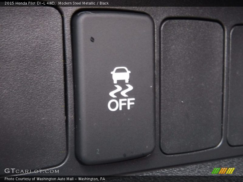 Modern Steel Metallic / Black 2015 Honda Pilot EX-L 4WD