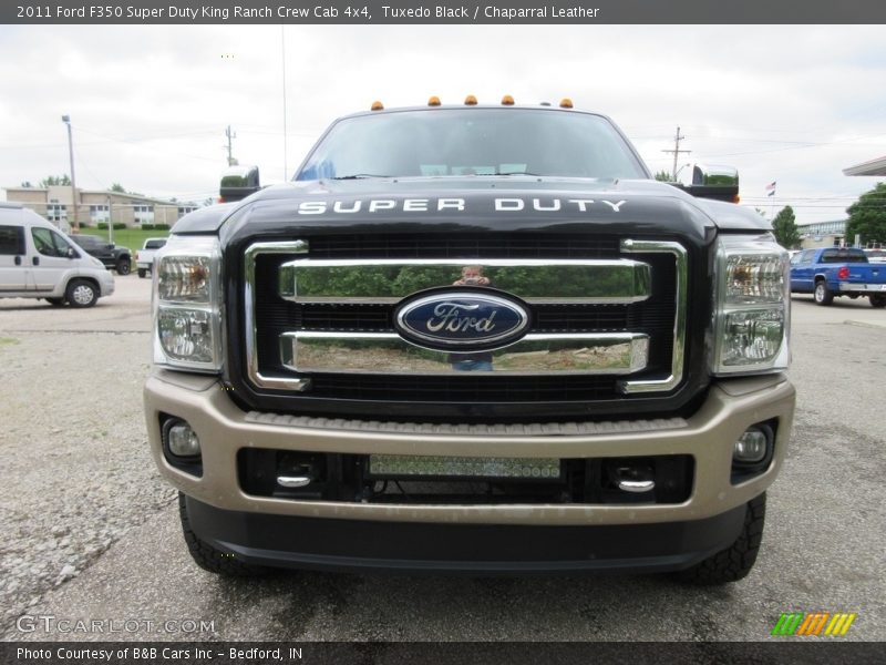 Tuxedo Black / Chaparral Leather 2011 Ford F350 Super Duty King Ranch Crew Cab 4x4